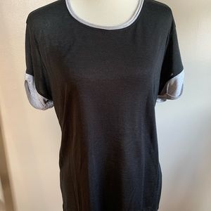 NWT Vince large black short sleeved top.